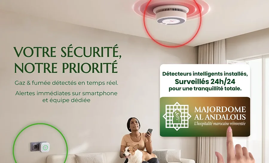 standards de sécurité et conformité Protocoles-de-securite-haut-de-gamme-Majordome-Al-Andalous